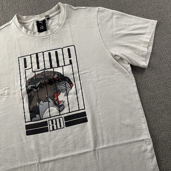 Puma XO Shirt Adult Medium White Short Sleeve Active Casual Men's - Picture 4 of 14